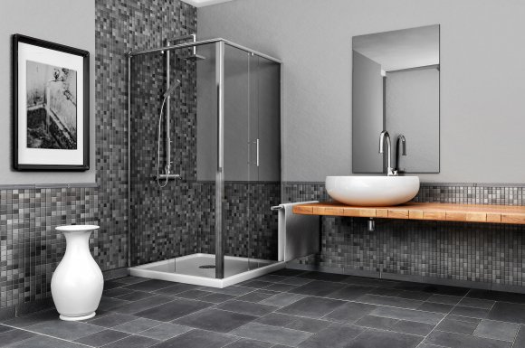 Professionnel pour la pose de carrelage en rénovation de salle de bain Bruz